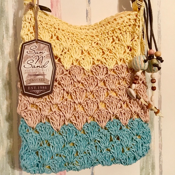 ❌SOLD❌ SUN N’ SAND CROSSBODY/SHOULDER BAG - Picture 2 of 7